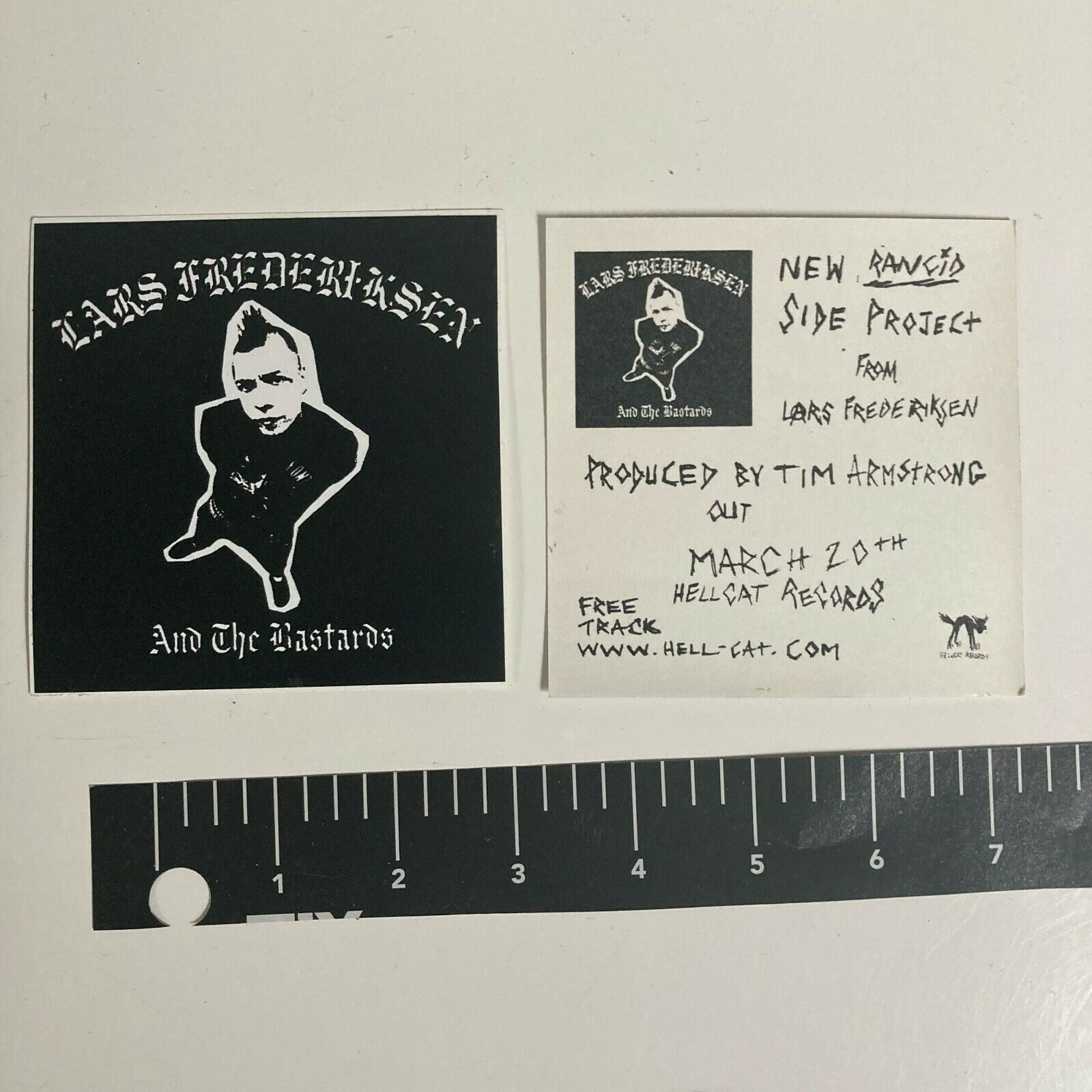 Lars Frederiksen Rancid Hardcore Punk Cd/lp Rare Promo Sticker Record Store