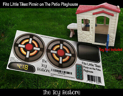 Replacement Stickers Fits Little Tikes Picnic On The Patio Playhouse Cubby House