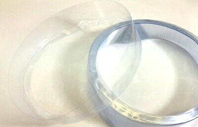 Clear Heat Shrink Bands - Fits Round Plastic Soup/deli Container Cups 250/pk