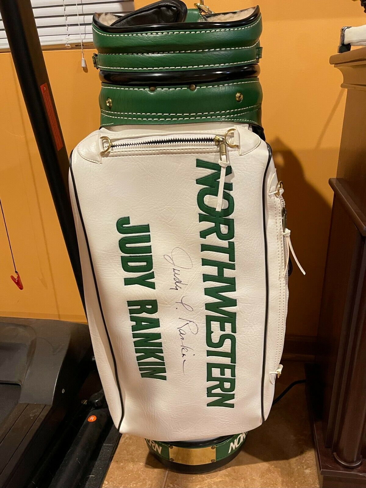 Signed Judy Rankin Staff Tour Golf Bag.. Collectors Item.  Hall Of Fame!!