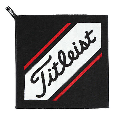Titleist Japan Golf Hand Towel With Hook Black Ajtwh6 2020 New