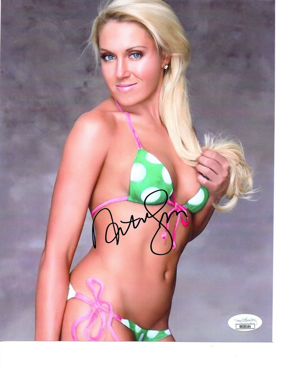Natalie Gulbis Lpga Star Hand Signed Autographed 8x10 Golf Photo Coa Sexy Jsa F