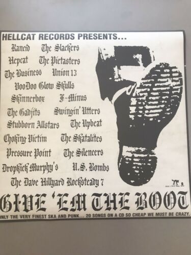 Give Em The Boot 1997 Hellcat Records Rancid Dropkick Murphys Poster 16x16