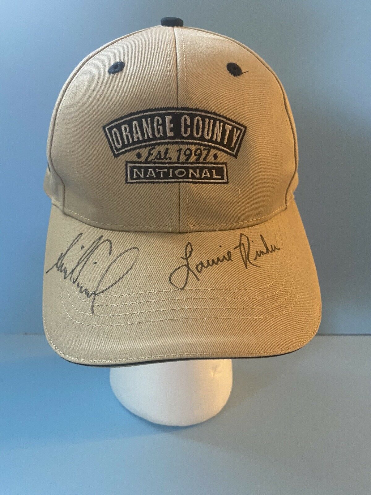 Annika Sorenstam Signed Autographed Orange County National Hat New Hologram Coa