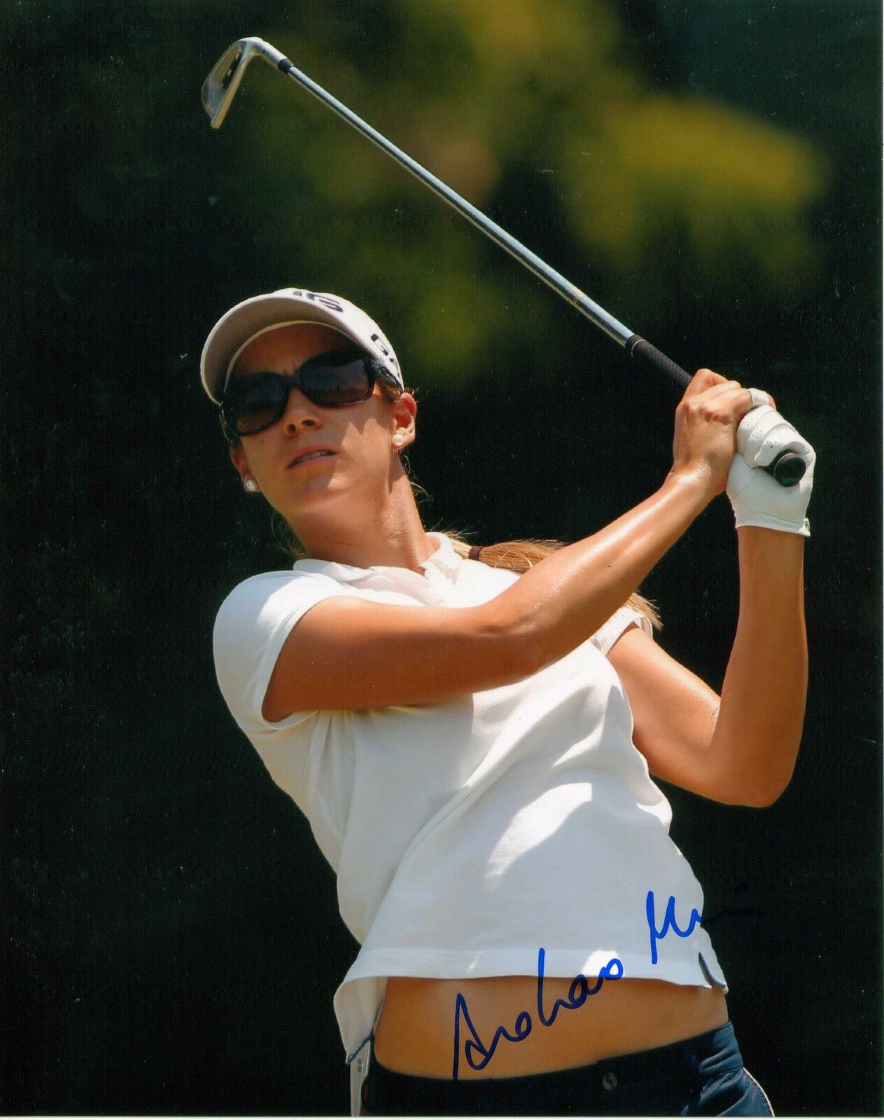 Azahara Munoz Signed Autographed Lpga Golf 8" X 10" Photo W/ Coa Spain