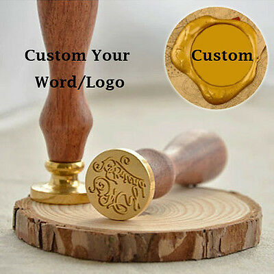 Custom Made Personalized Letter Picture Logo Wedding Invitation Wax Seal Stamp