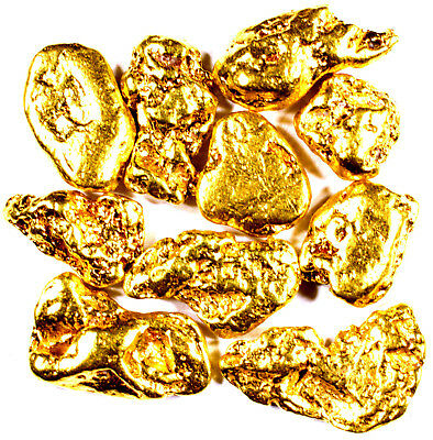 10 Piece Lot Alaskan Yukon Bc Natural Pure Gold Nuggets Free Shipping (#l251)